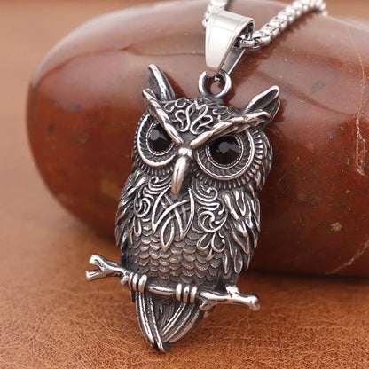 Celtic Uggla Wisdom Hänge Halsband