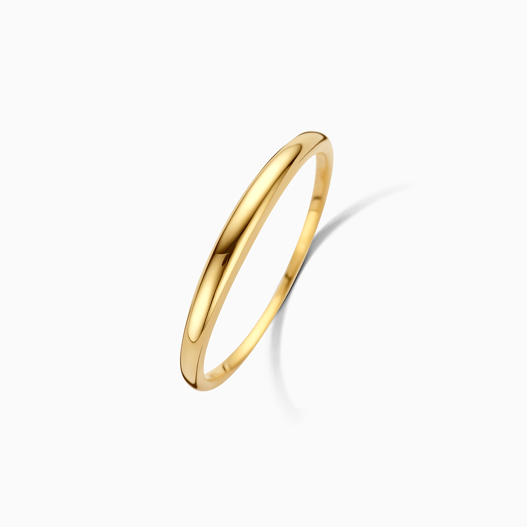 Smal kupolring | Guld