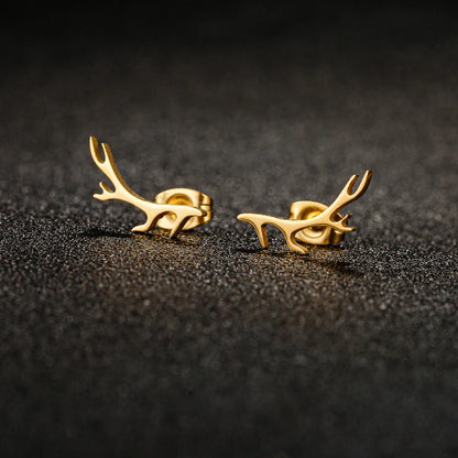Deer Antler Stud Örhängen