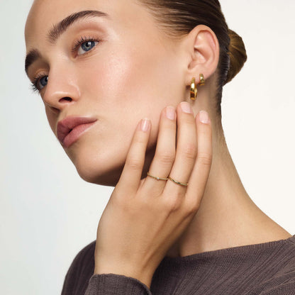 Smal kupolring | Guld