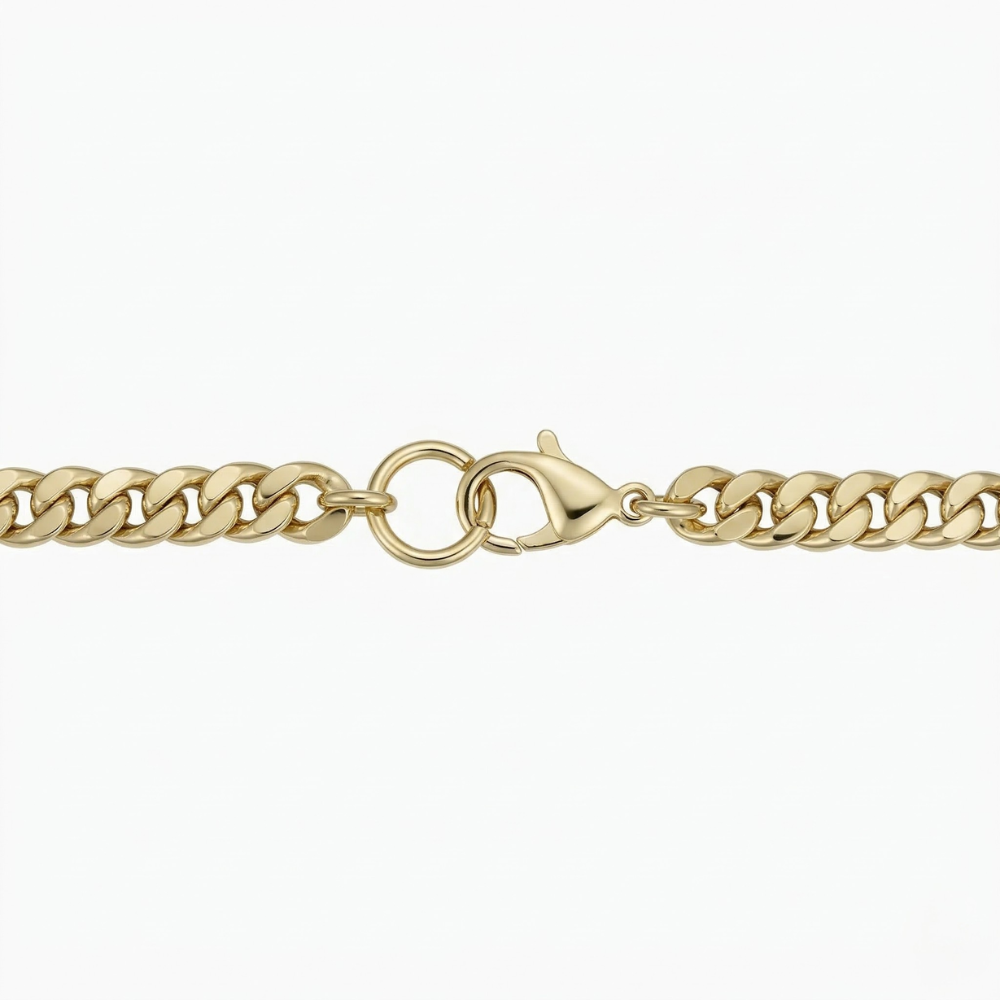 Estate Cuban armband | Guld