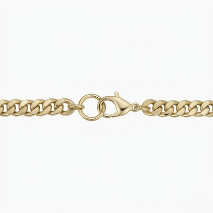 Estate Cuban armband | Guld