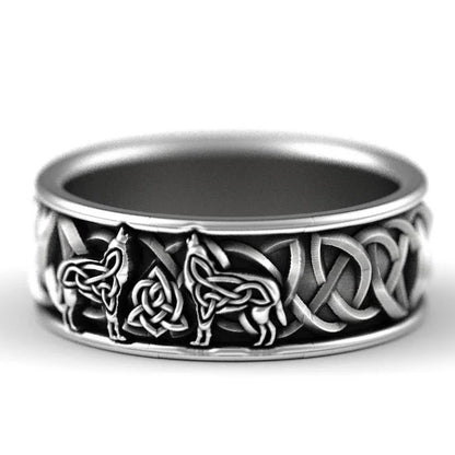Viking Varg Statement Ring