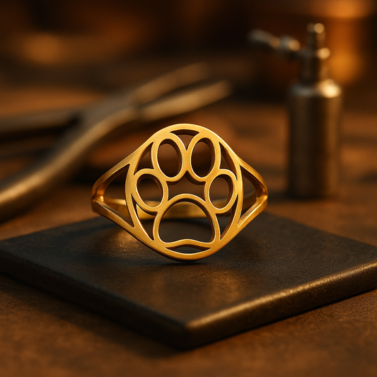 Open Tass Ring In Rostfritt stål Lightweight Stylish