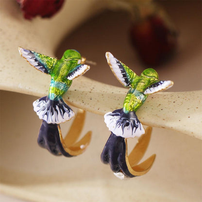 Unique Creative Kolibri Örhängen