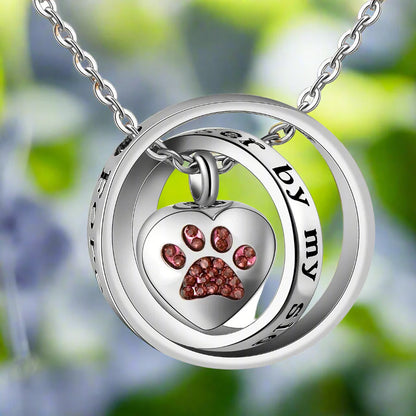 No Longer By My Side Forever In My Hjärta Rostfritt stål Urn Halsband For Ashes