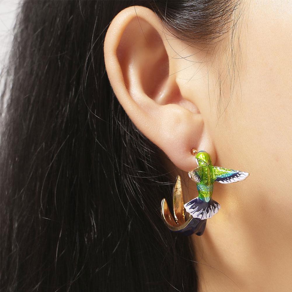 Unique Creative Kolibri Örhängen