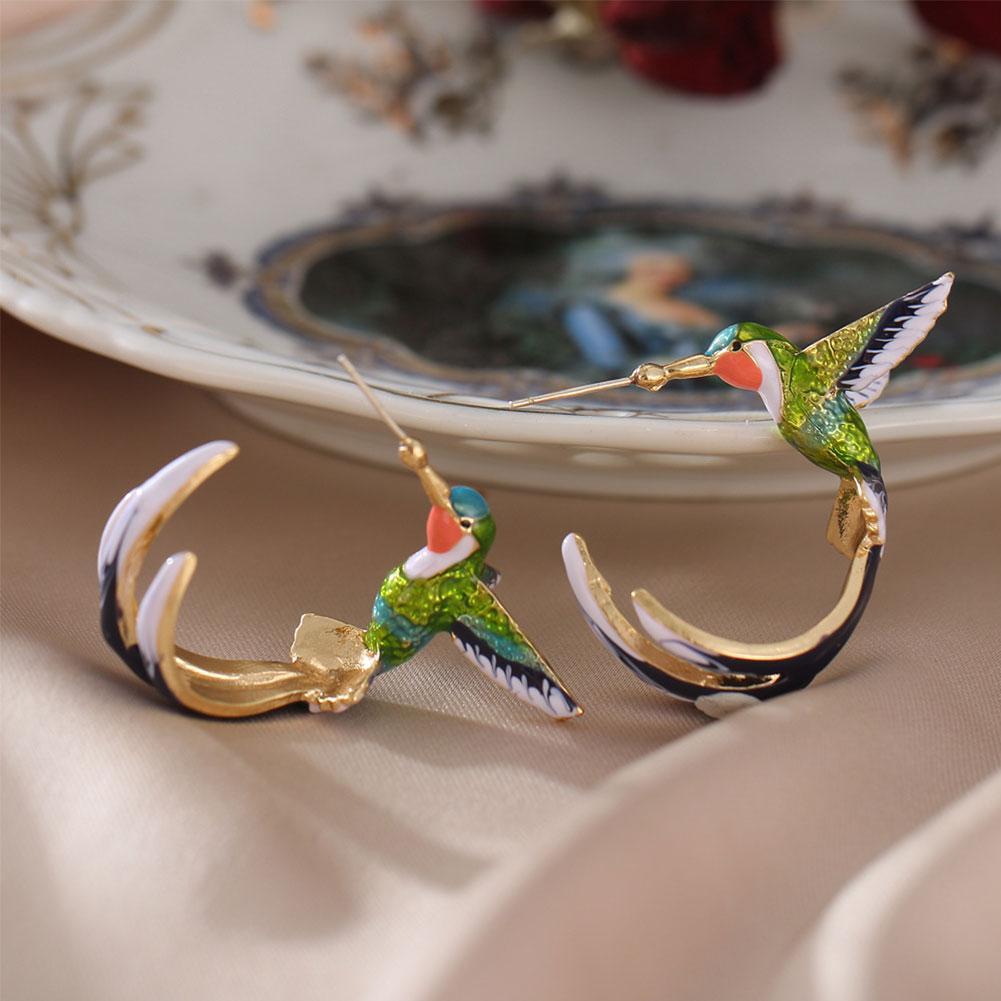 Unique Creative Kolibri Örhängen