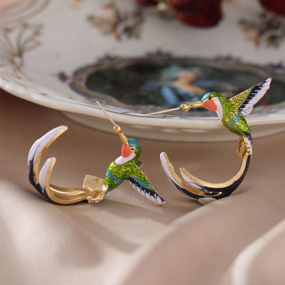 Unique Creative Kolibri Örhängen