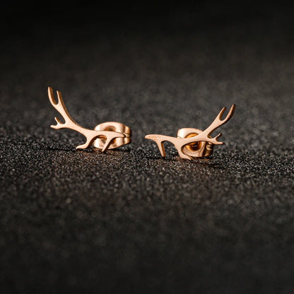 Deer Antler Stud Örhängen
