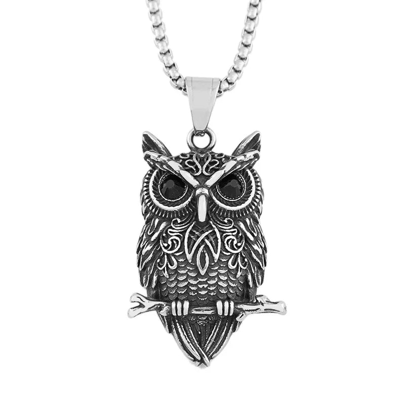 Celtic Uggla Wisdom Hänge Halsband