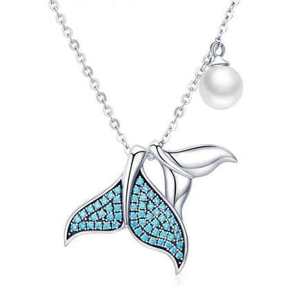 Whale Tail Pärla Ocean Halsband