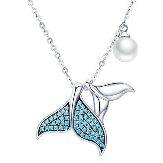 Whale Tail Pärla Ocean Halsband