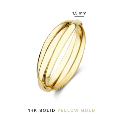 Lena Trielle Ring | Guld