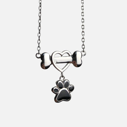 Sterling Silver Tass Print Memory Halsband 1