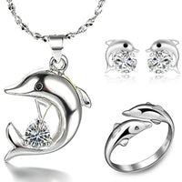 Ring, Earrings & Necklace Set