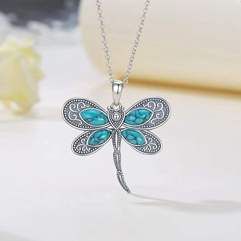 Trollslända Dreams Silver Hänge Halsband