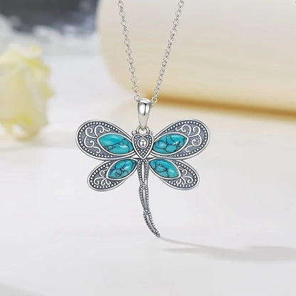 Trollslända Dreams Silver Hänge Halsband