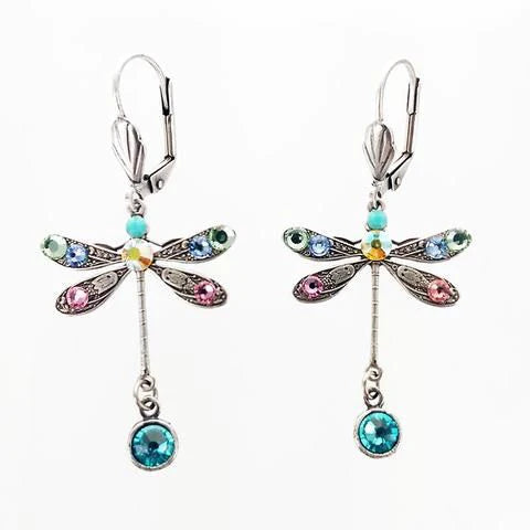 Boucles Doreilles Elegantes En Forme De Libellule Sculptee