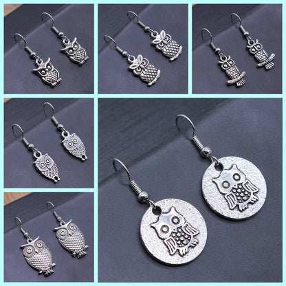 Vintage Uggla Bohemian Dangle Örhängen