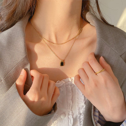 Calynna Marvelle Lager-på-lager halsband | Guld