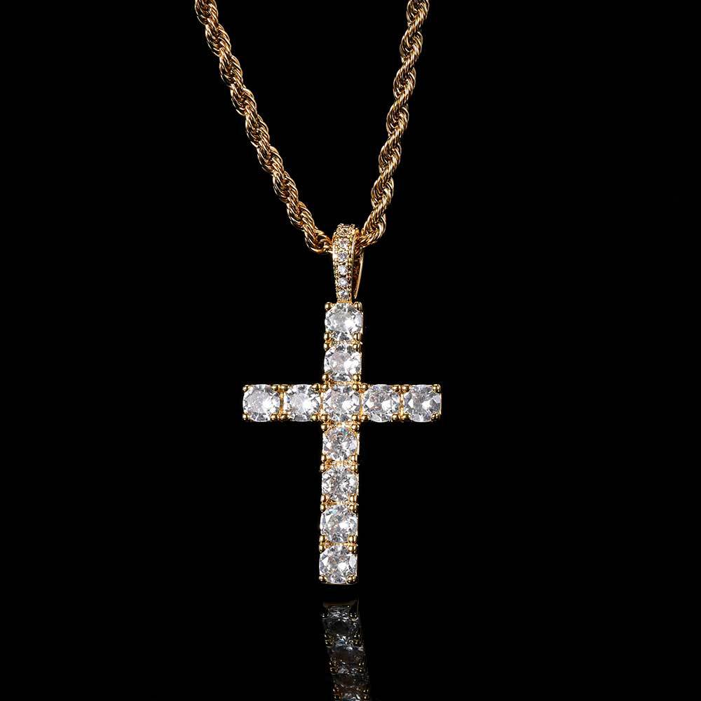 Kors necklace | Guld