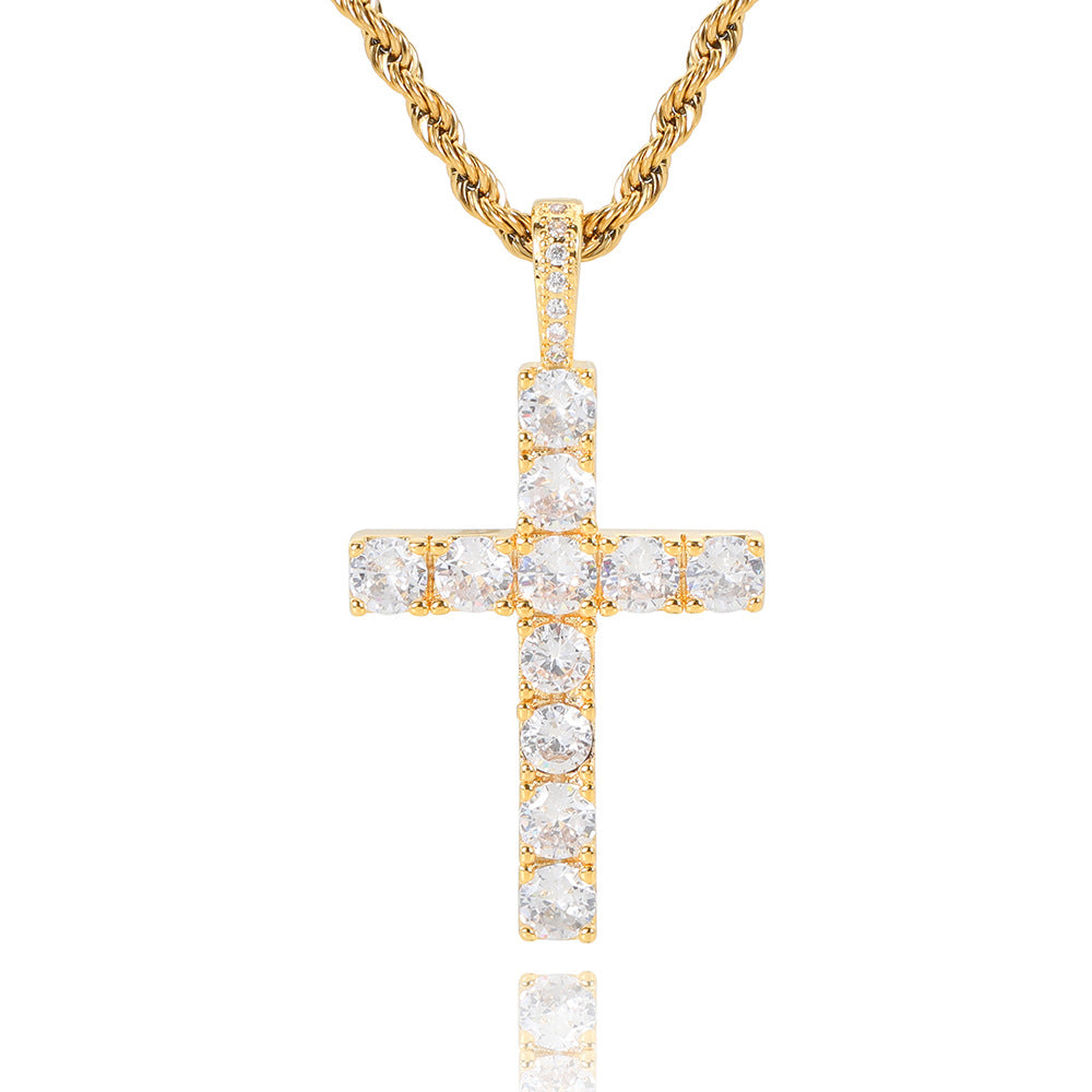 Kors necklace | Guld