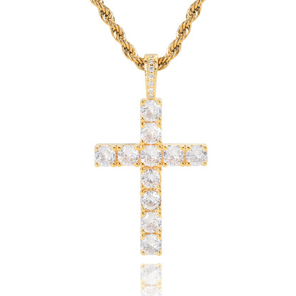 Kors necklace | Guld