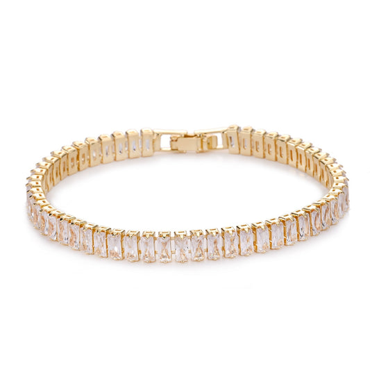 Vertea Tennis armband | Guld