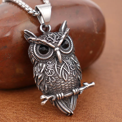 Celtic Uggla Wisdom Hänge Halsband
