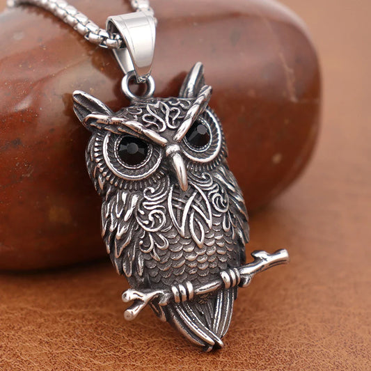 Celtic Uggla Wisdom Hänge Halsband