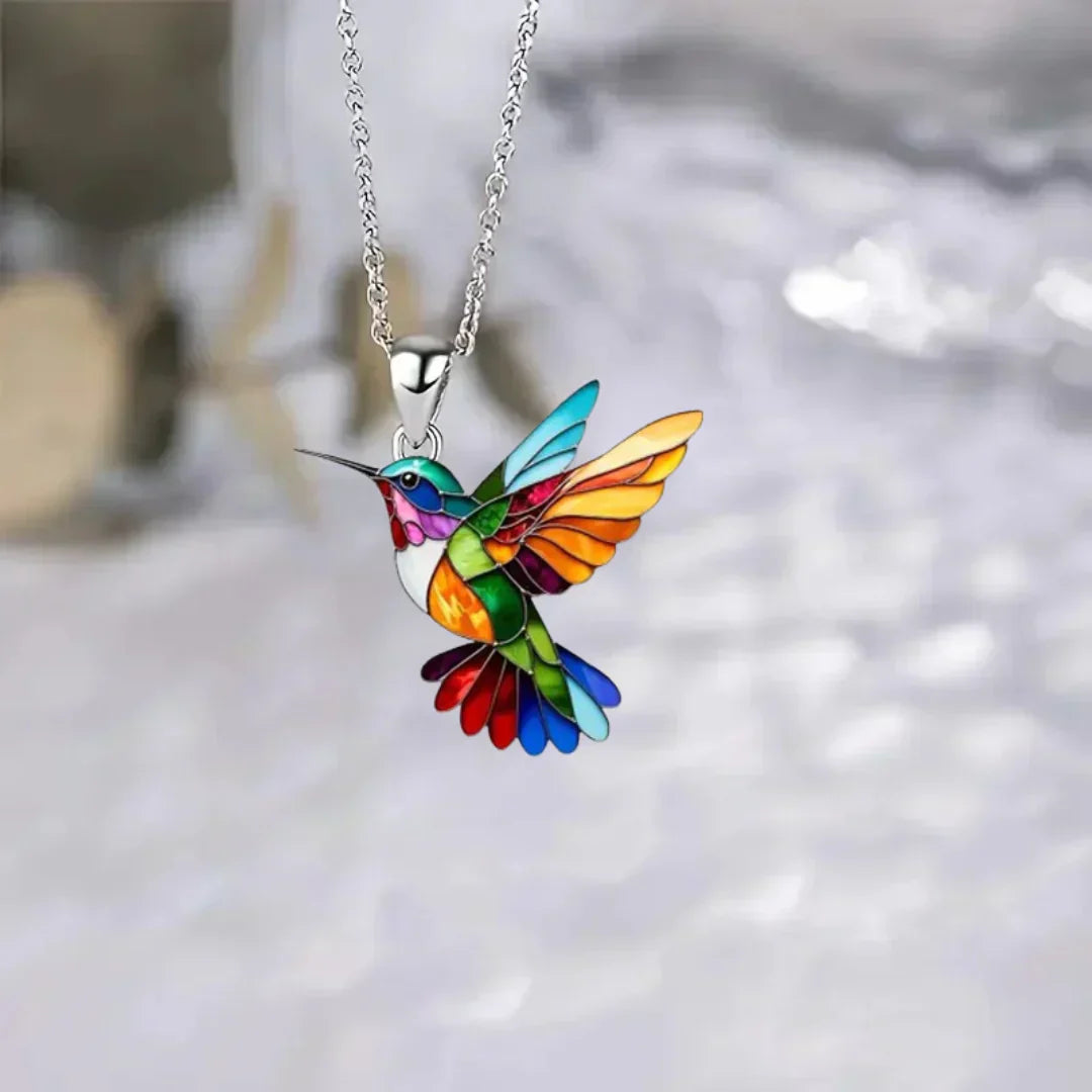 Beautiful Kolibri Halsband With Bonus Örhängen Limited Time Offer