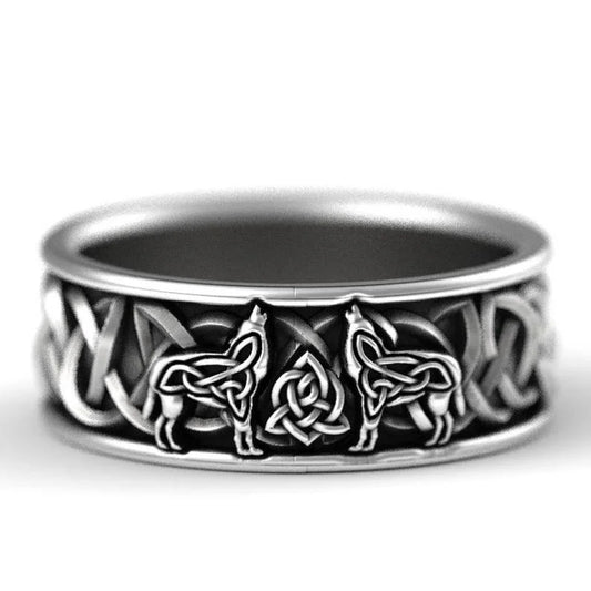 Viking Varg Statement Ring