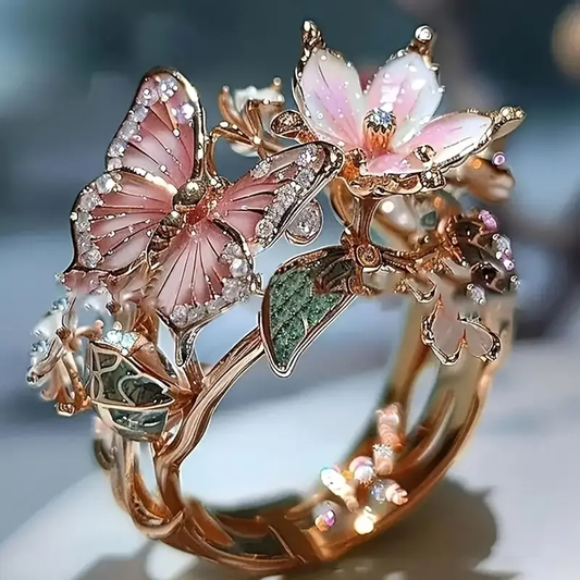 Garden Fjäril Transformation Ring