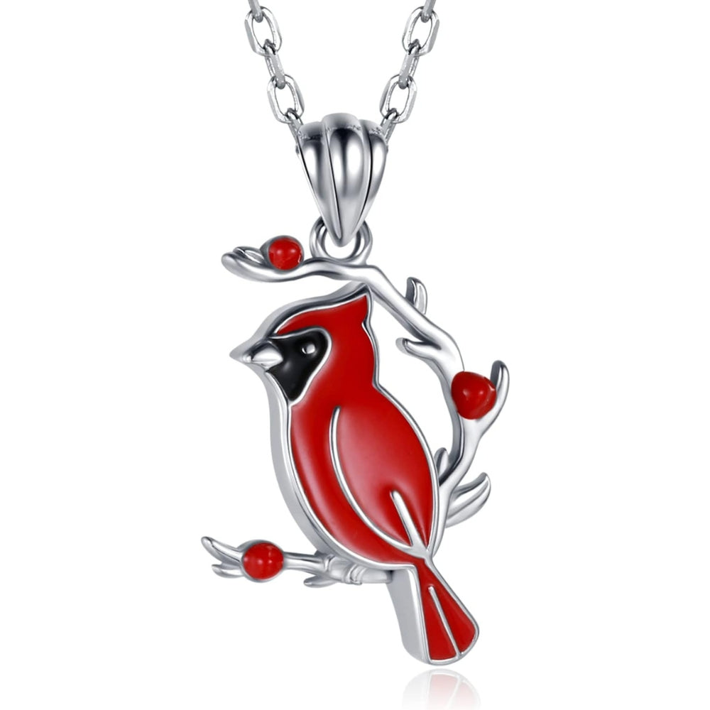 Red Cardinal Memorial Halsband