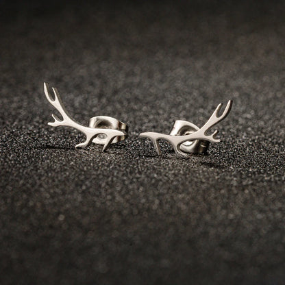 Deer Antler Stud Örhängen