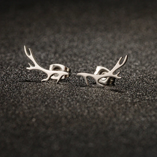 Deer Antler Stud Örhängen