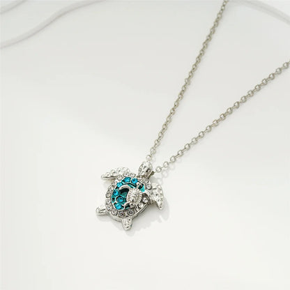 Havs Sköldpadda Hänge Halsband Vintage Ocean