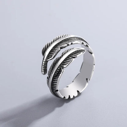 Fjäder From An Ängel Justerbar Memorial Ring