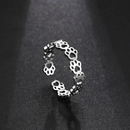 Sterling Silver Pet Memorial Tass Ring