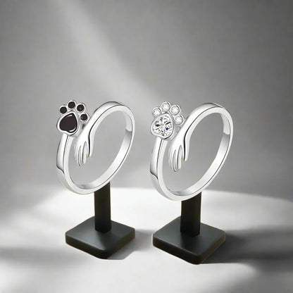Silver Tass Hand Memorial Ring