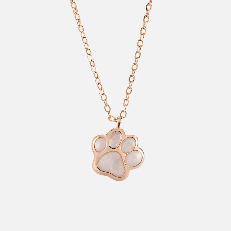 Sterling Silver Pet Memorial Tass Halsband