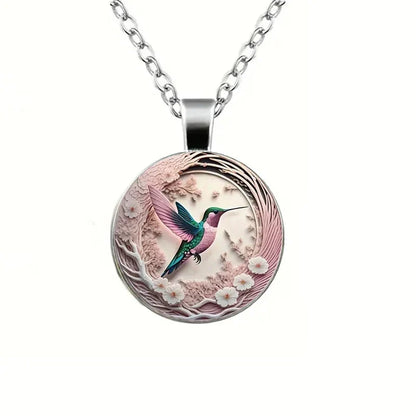Kolibri Glass Dome Hänge Halsband