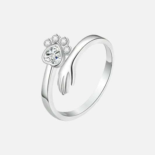 Silver Tass Hand Memorial Ring