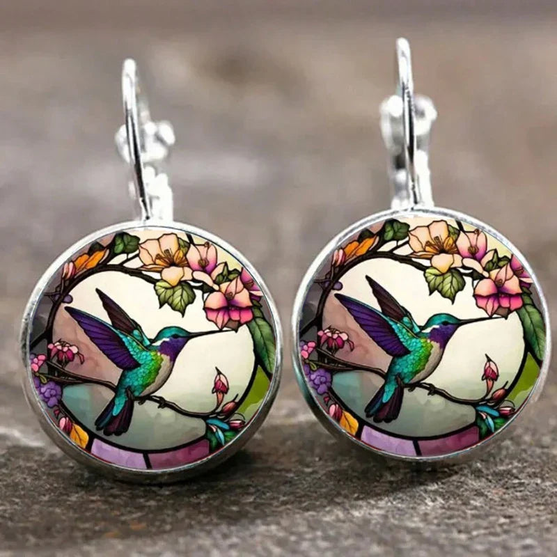 Kolibri Glass Dome Hänge Halsband