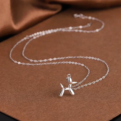 Guld Balloon Hund Statement Halsband
