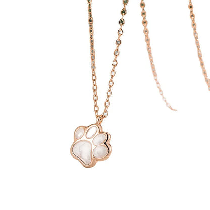 Sterling Silver Pet Memorial Tass Halsband