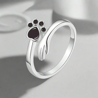 Silver Tass Hand Memorial Ring
