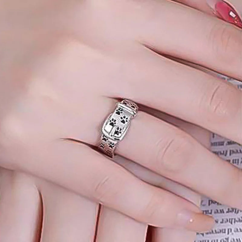 Cute And Stylish Hund Inspired Collar Ring