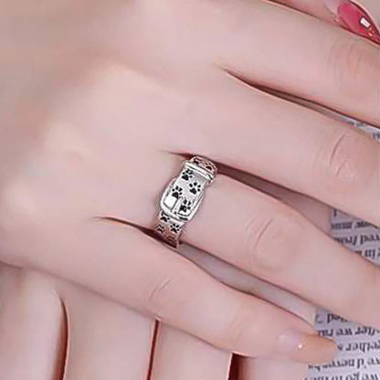Cute And Stylish Hund Inspired Collar Ring